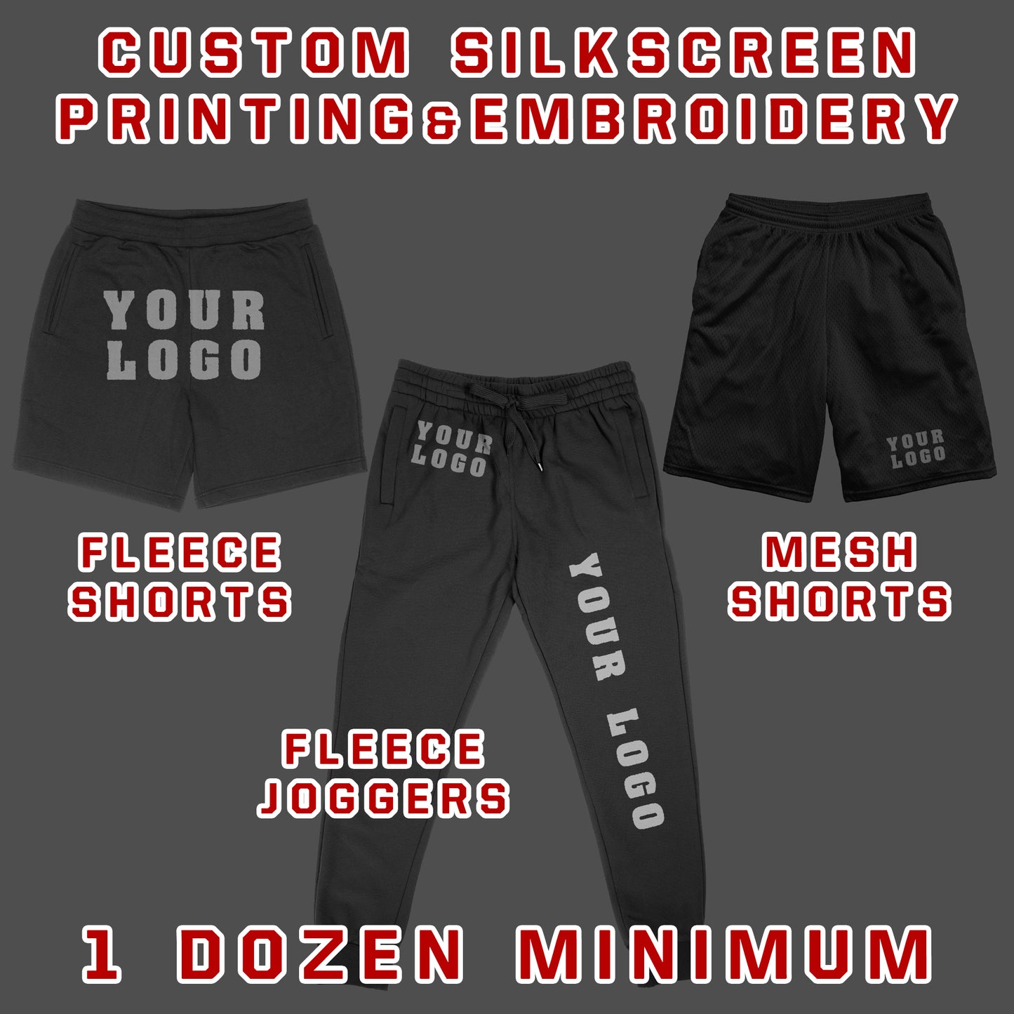 FREE QUOTE Start Your Custom Shorts/Pants Order